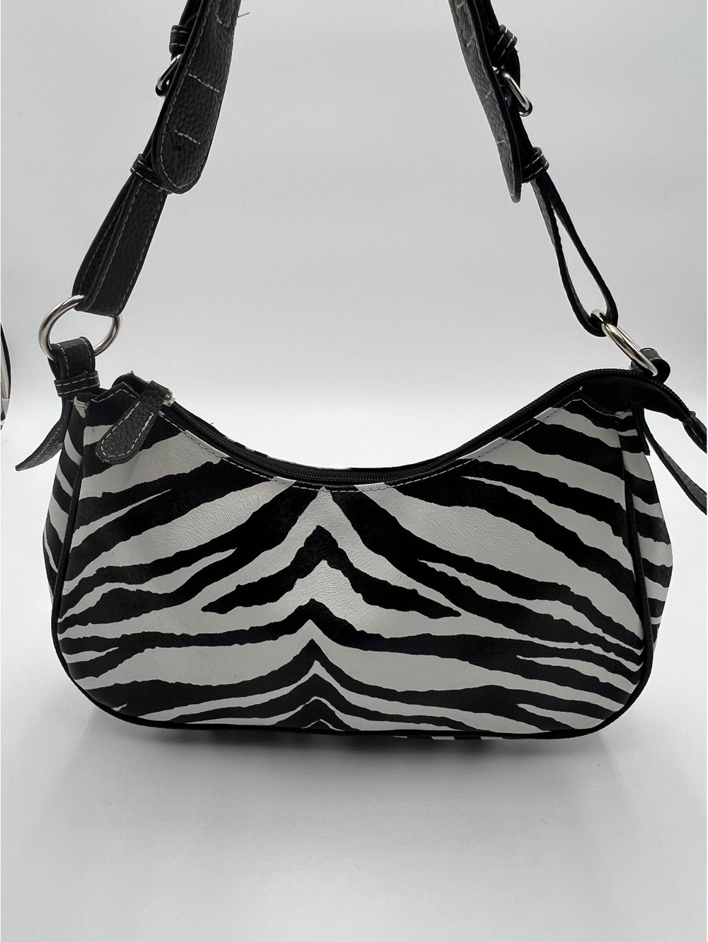 Unbranded Black & White Zebra Shoulder Bag